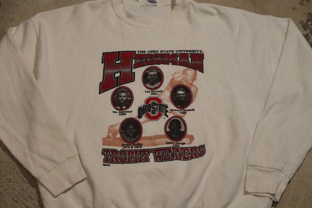 Vintage 1995 The Ohio State University Heisman Trophy Winners Crewneck Sweater
