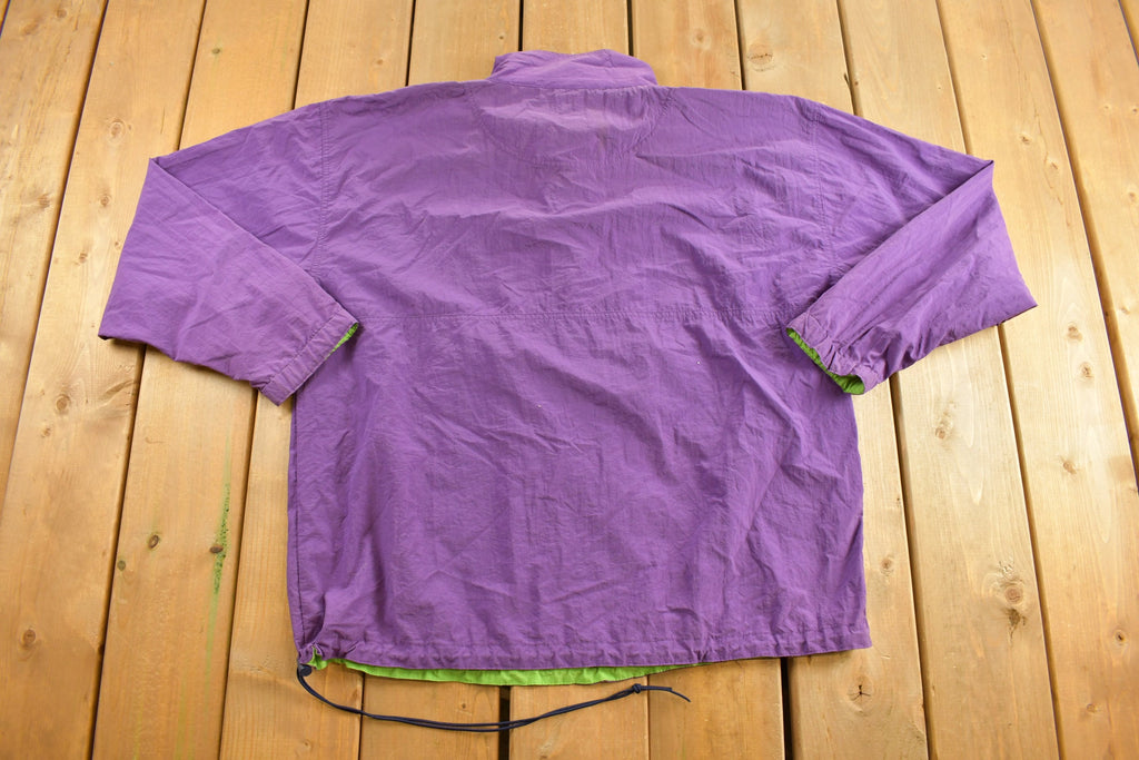 Vintage 1990s Gap Quarter Zip Anorak Windbreaker Jacket