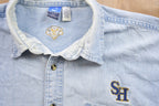 Vintage 1990s SH Denim Button Up Shirt