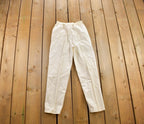 Vintage 1990s White Painters Pants