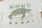 Vintage 1990s Honu Kauai Hawaii Sea Turtle Graphic T-Shirt Mens L  Travel  Streetwear  Single Stitch  Animal  90s Graphic Tee  Nature