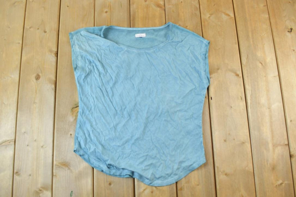 Vintage 1990s Crocker Apparel Single Stitch Tank Top / 90s Vintage Souvenir Tee / Rare Vacation Tee / Summer Shirt Made In USA