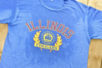 Vintage 1980s University of Illinois Cougars Collegiate T-Shirt