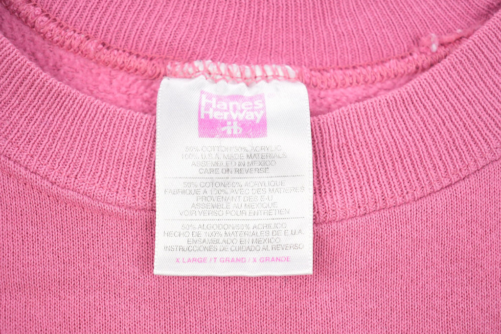 Vintage 1990s Hanes Blank Pink Button Up Shirt