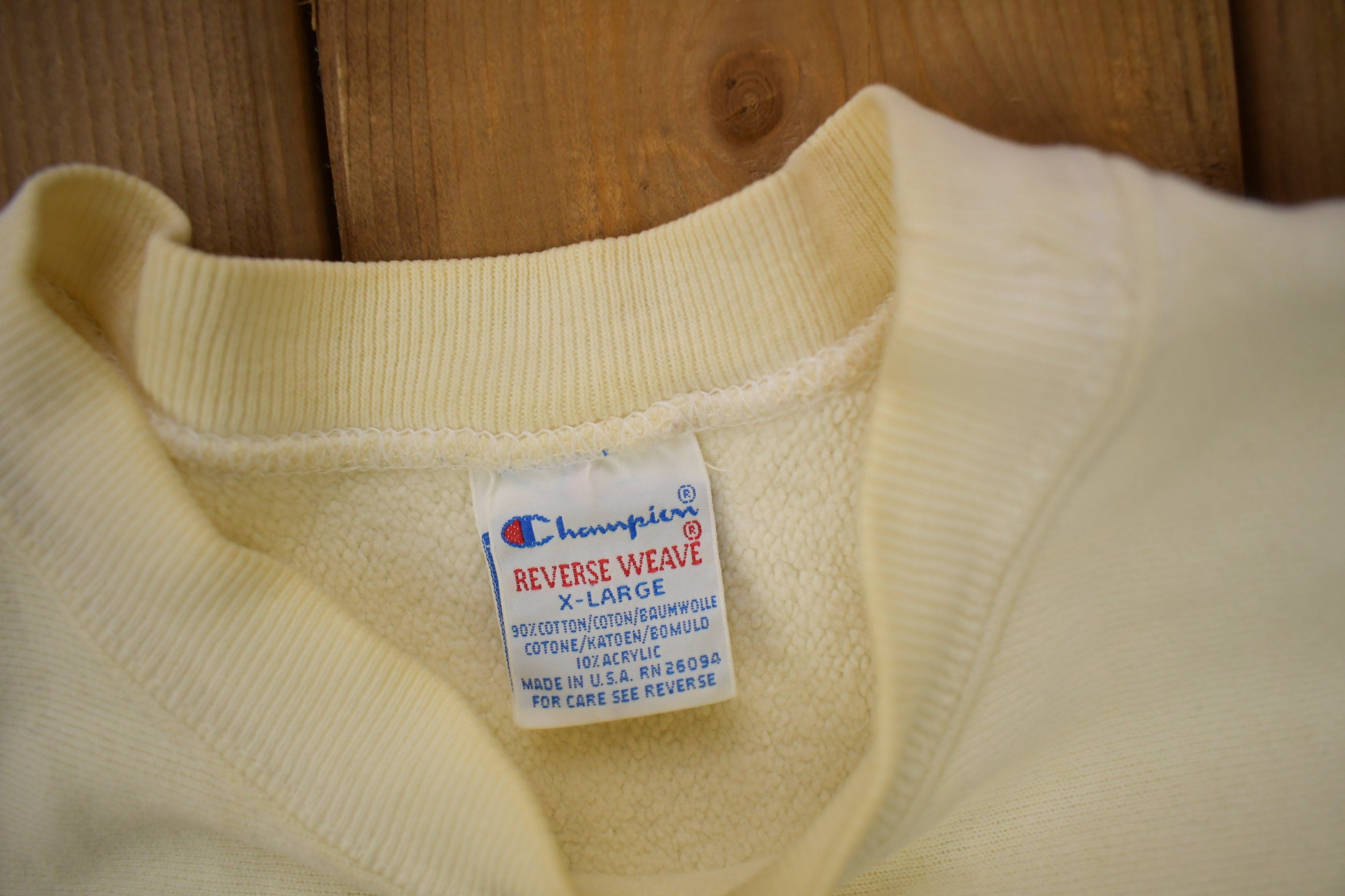 Vintage 1990s John Carroll University Collegiate Champion Reverse Weave Crewneck