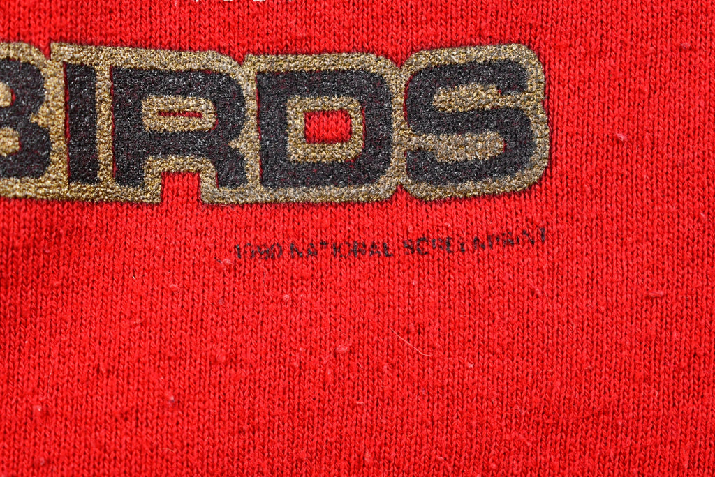 Vintage 1990 Winter is for the Birds Christmas Crewneck Sweater , 90s Holiday Crewneck , Winter Wear , Festive Graphic Print