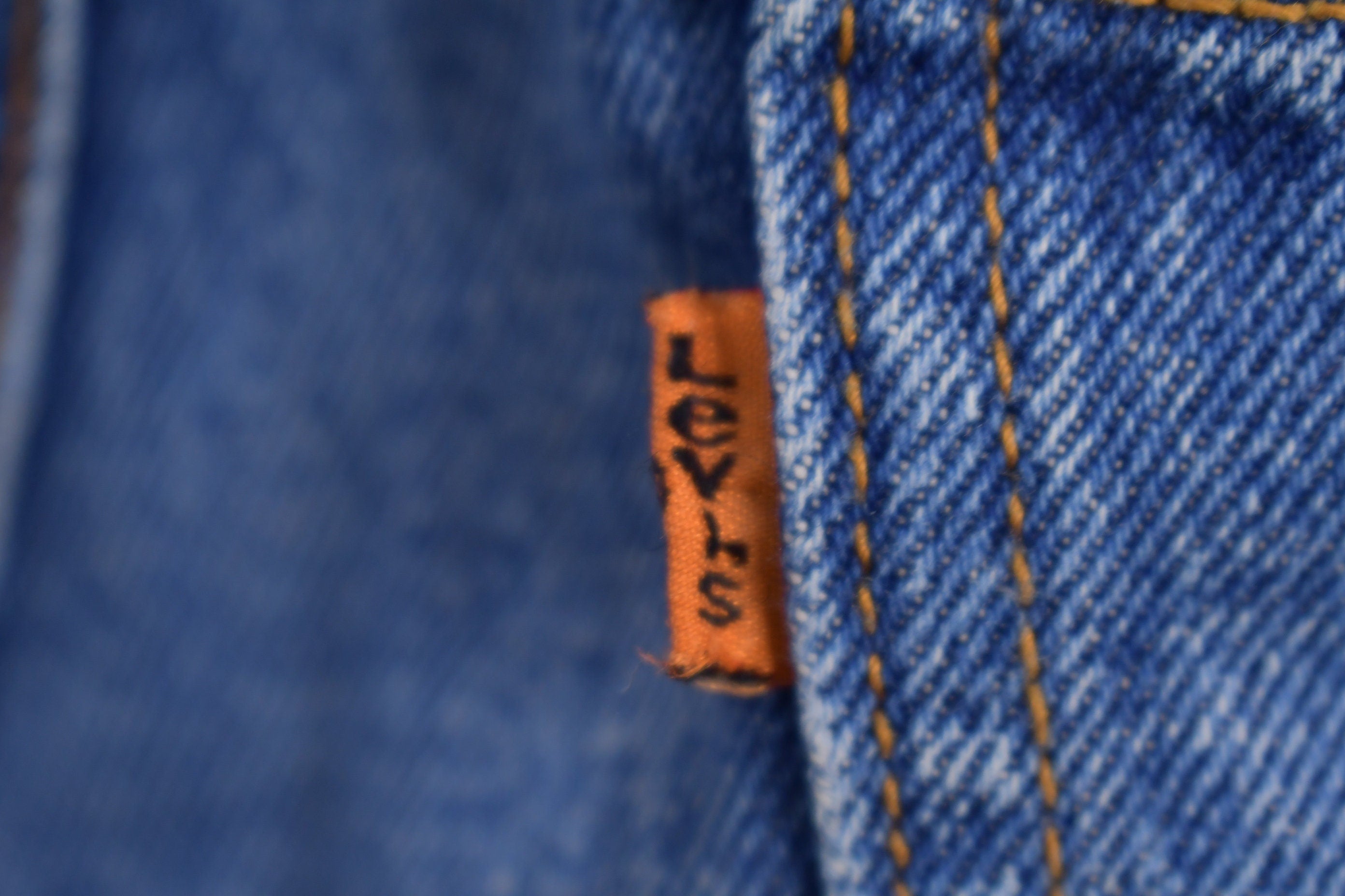 Vintage 1980's Levi's Orange Tab Jeans Size 31 x 30.5