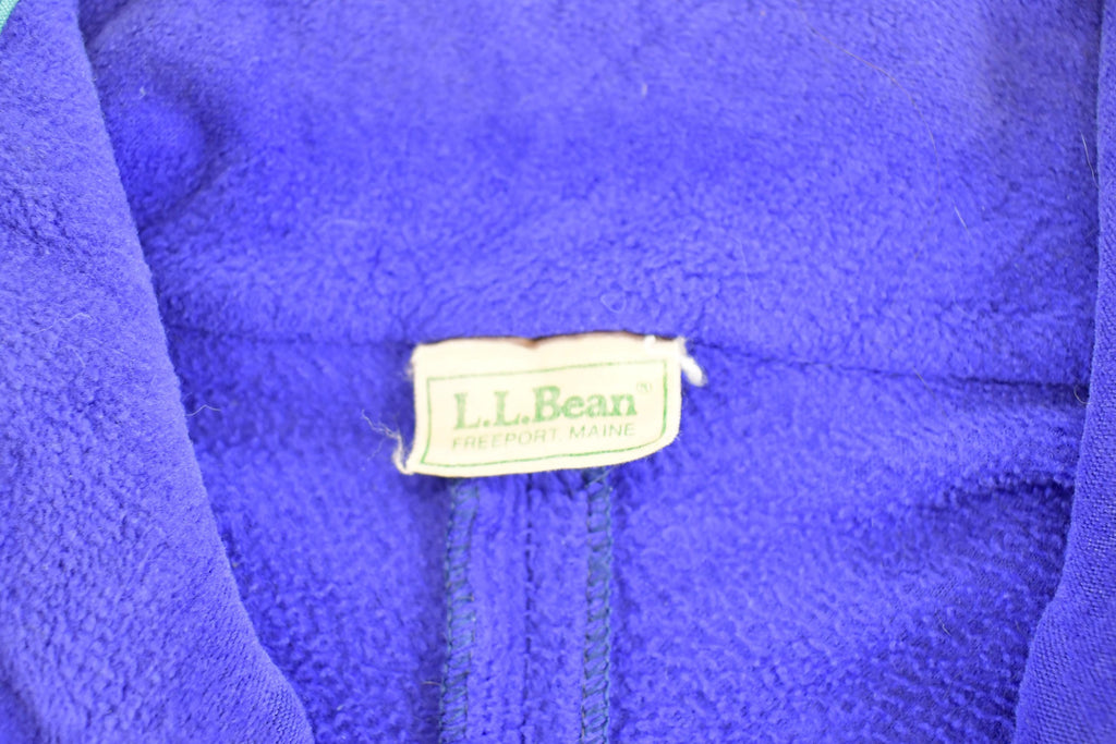 Vintage 1990s LL Bean Fleece Sweater Women's M / Outdoorsman / 90s Sweater / Streetwear / Hiking / Fleece Zip up