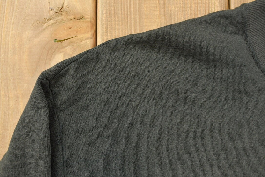Vintage 1990s Blank Black Crewneck Sweatshirt