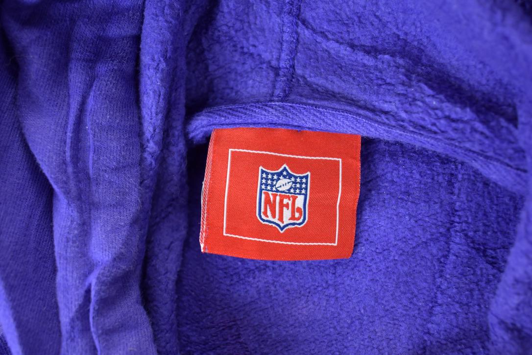 Vintage 1990s Minnesota Vikings NFL Hoodie Sweatshirt / Made In USA / Football / Sportswear / Americana