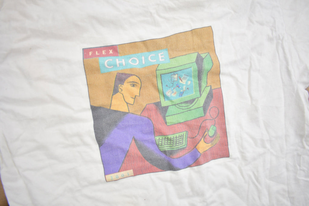 Vintage 2001 Flex Choice Graphic T Shirt