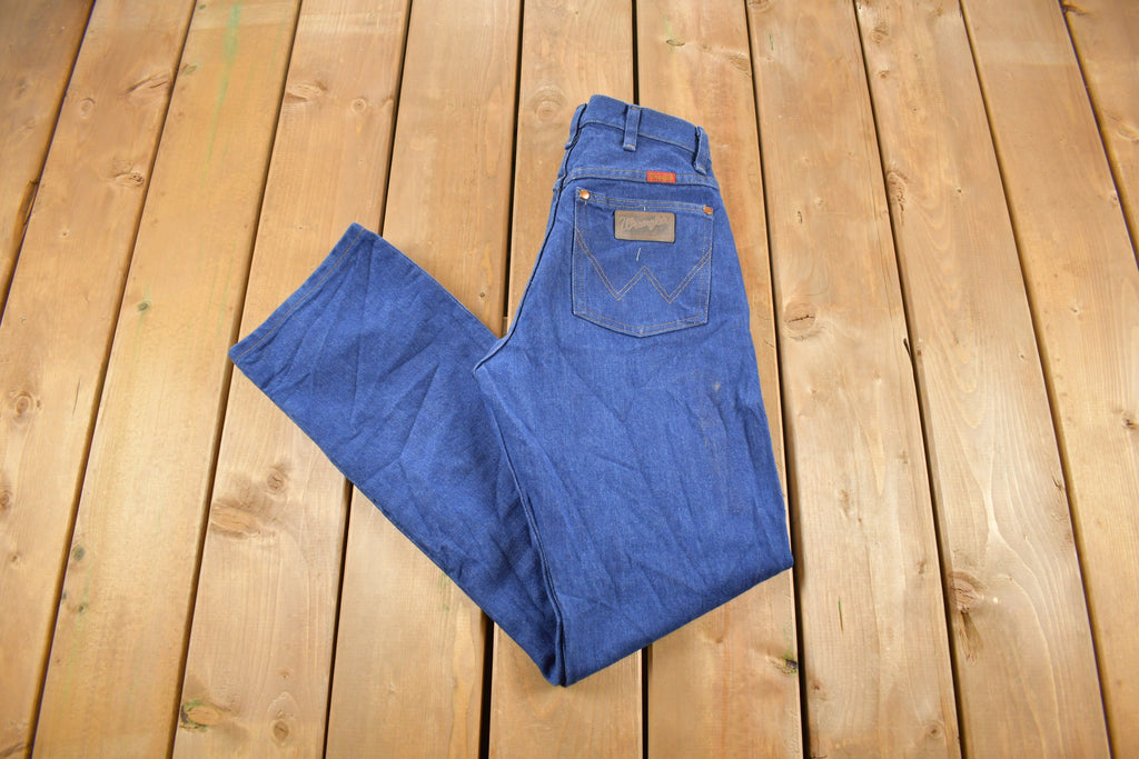 Vintage 1970s Wrangler Western Style Denim Jeans Size 26 x 30