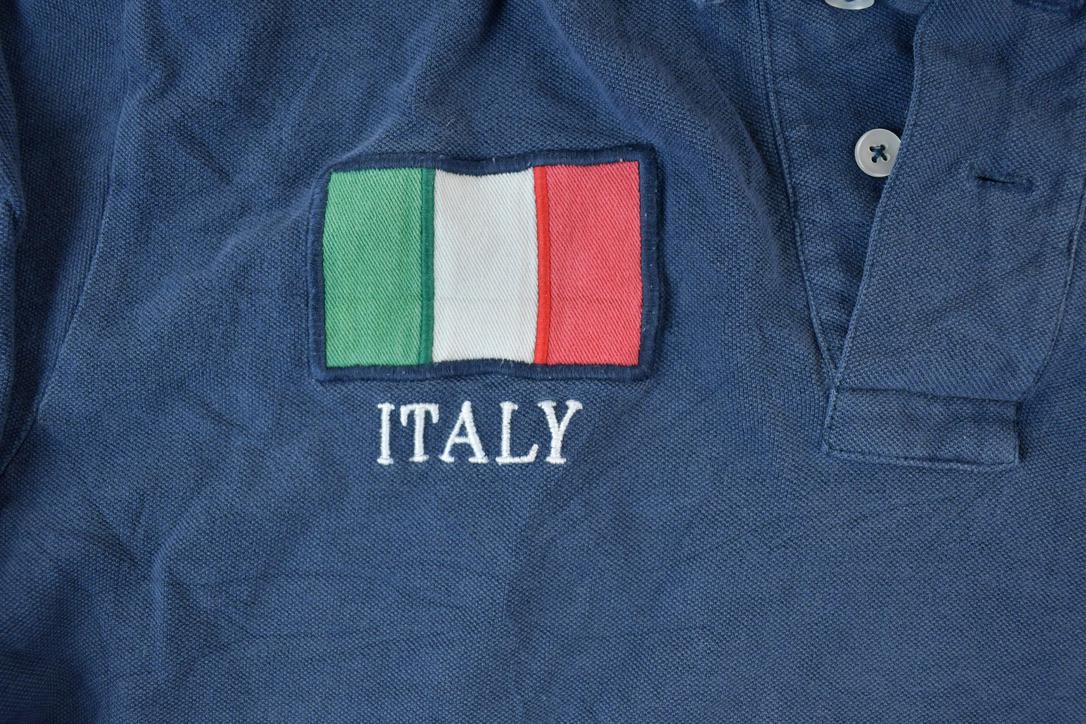 Vintage 1990s Polo By Ralph Lauren Italy Long Sleeve Quarter Button Up Shirt