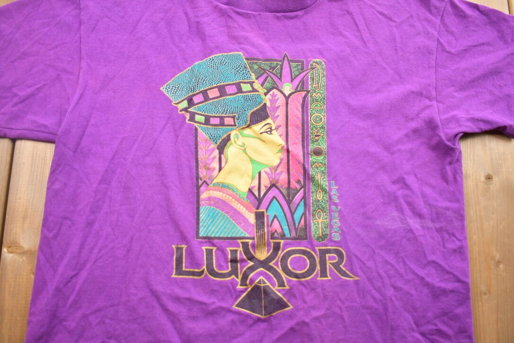 Vintage 1990s Las Vegas Luxor Pharaoh Souvenir T Shirt