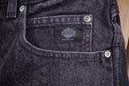 Vintage 1990's Harley Davidson Black Stonewash Jeans 32 x 34