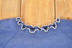 Vintage 1990s Grandma Frilly Collar Crewneck Sweatshirt Women's L
