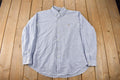 Vintage 1990s Ralph Lauren Plaid Button Up Classic Fit Dress Shirt Size L