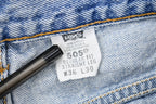 Vintage 1990s Levi's 505 Light Wash Regular Fit Jeans