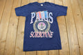 Vintage 1990s Paris Sorbonne Graphic T Shirt
