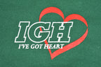 Vintage 1990s I Got Heart Team Graphic Crewneck Sweatshirt