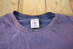 Vintage 1990s Varsity Club Distressed Faded Graphic T-Shirt