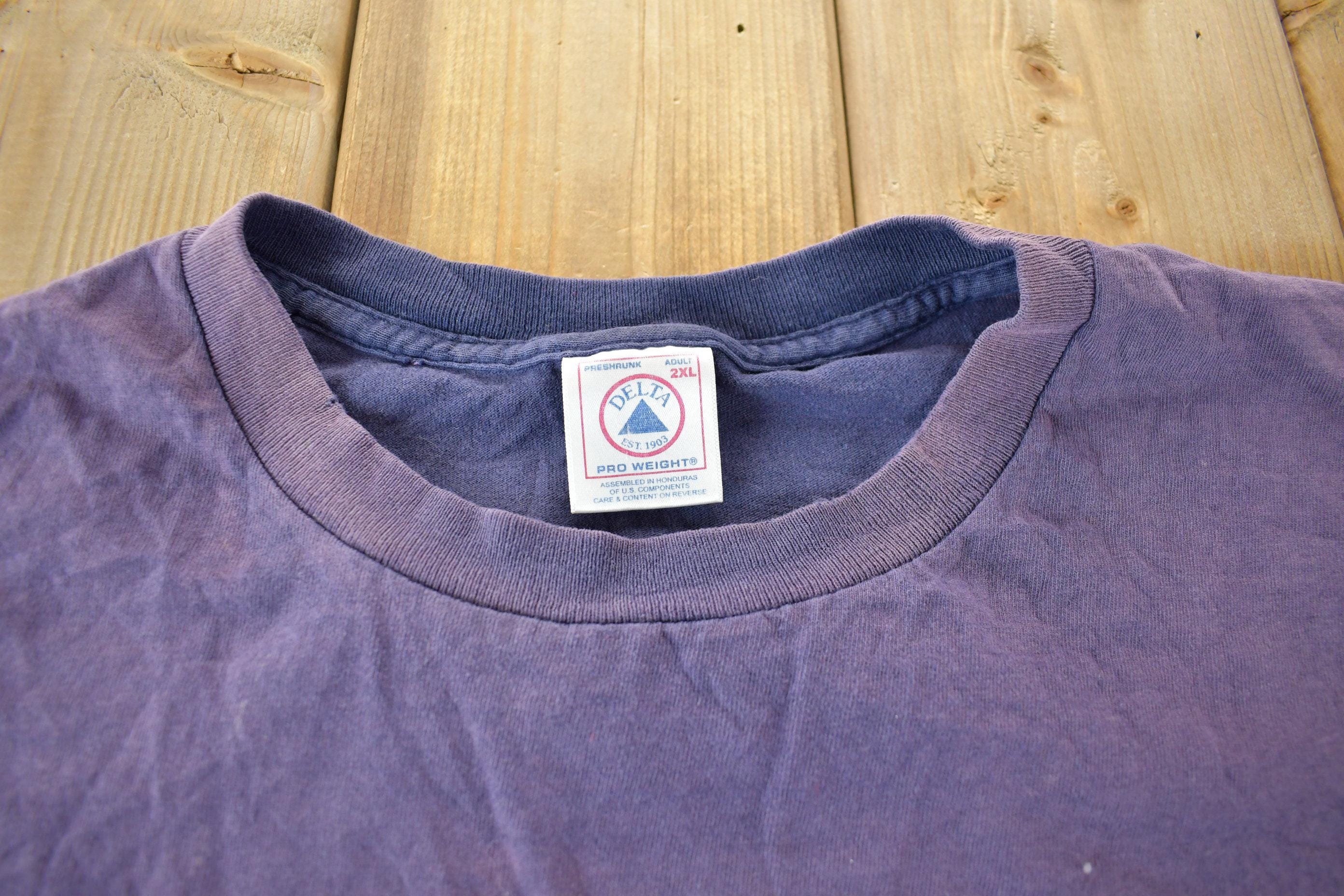Vintage 1990s Varsity Club Distressed Faded Graphic T-Shirt