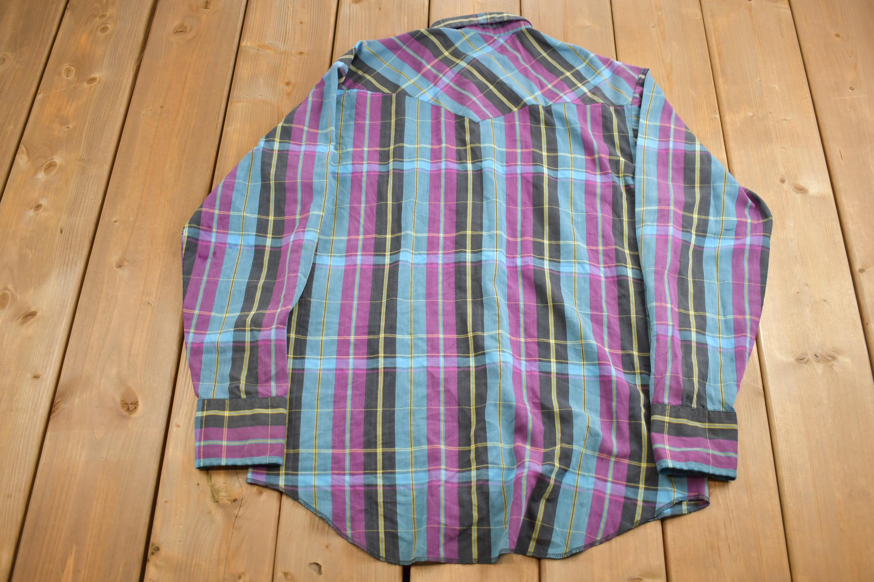 Vintage 1990s Wrangler Button Up Shirt