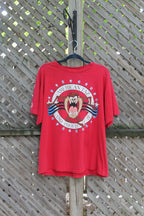 Vintage 1995 Looney Tunes Taz Devil Graphic T Shirt