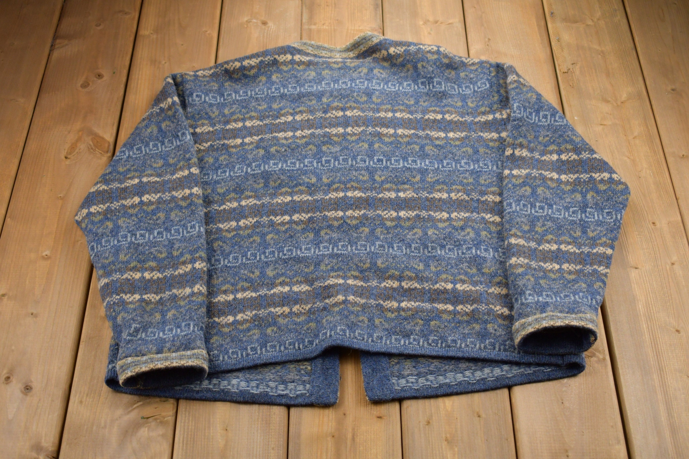 Vintage 1980s 100% Wool Sweater