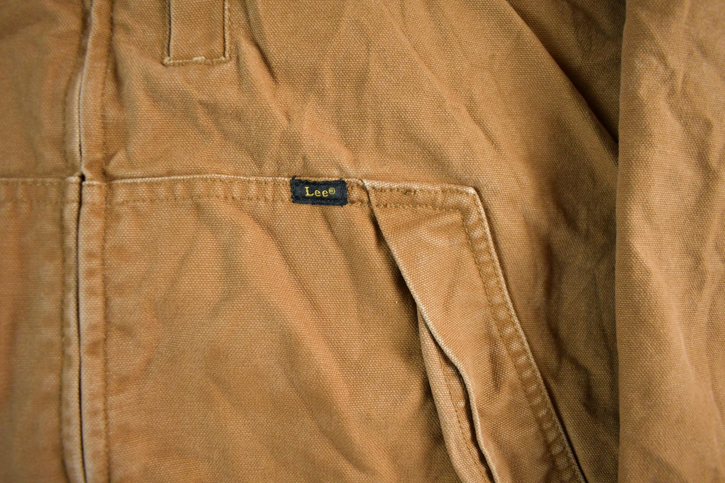 Vintage 2000s Lee Hooded Sherpa Lined Jacket Mens XL