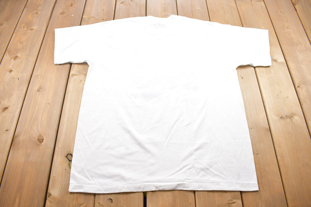 Vintage 1990 Cal Cru Funny Boating Graphic T Shirt