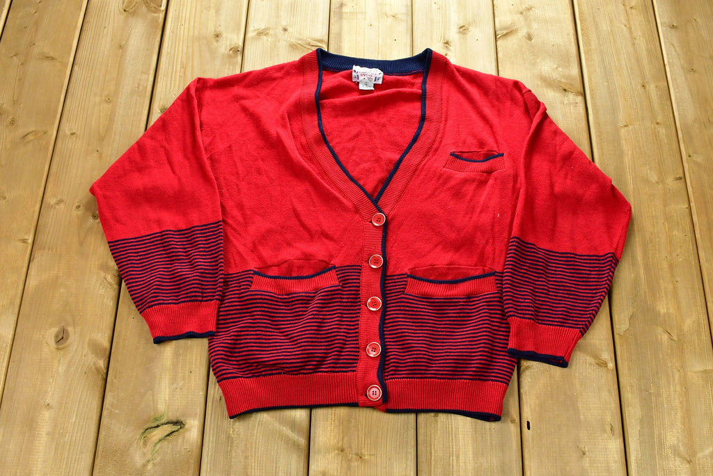 Vintage 1990s Hollywood & Vine Knitted Cardigan Sweater