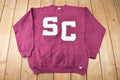 Vintage 1990s SC Embroidered Discus Athletic Crewneck Sweatshirt Made In USA Size L