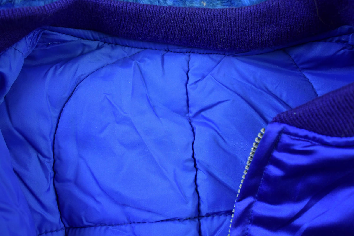 Vintage 1990s Korea Dragon Hooded Puffer Jacket
