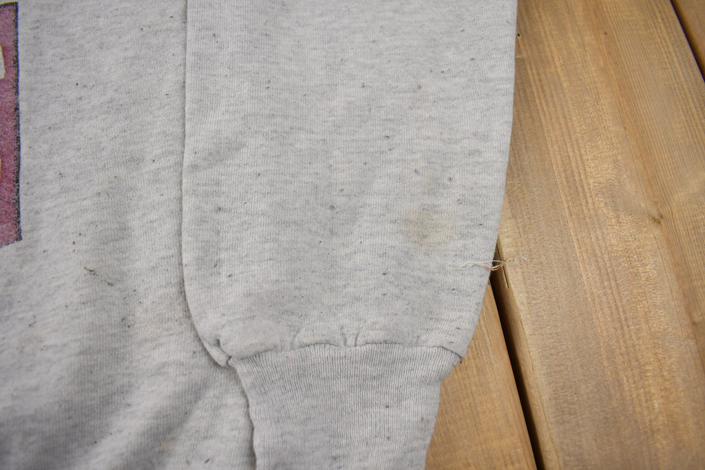 Vintage 1980s Scott Bulldogs Raglan Crewneck Sweatshirt Made In USA