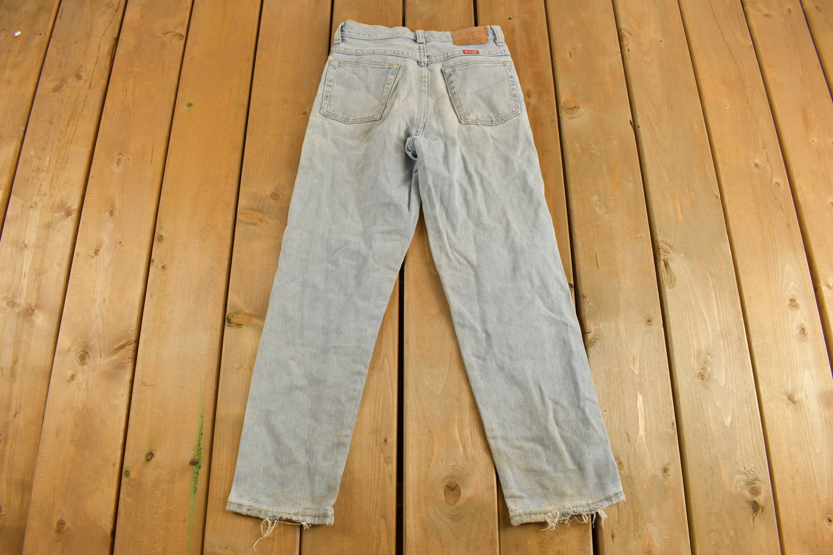 Vintage 1990s Youth Wrangler Light Wash Jeans Size 25 x 25