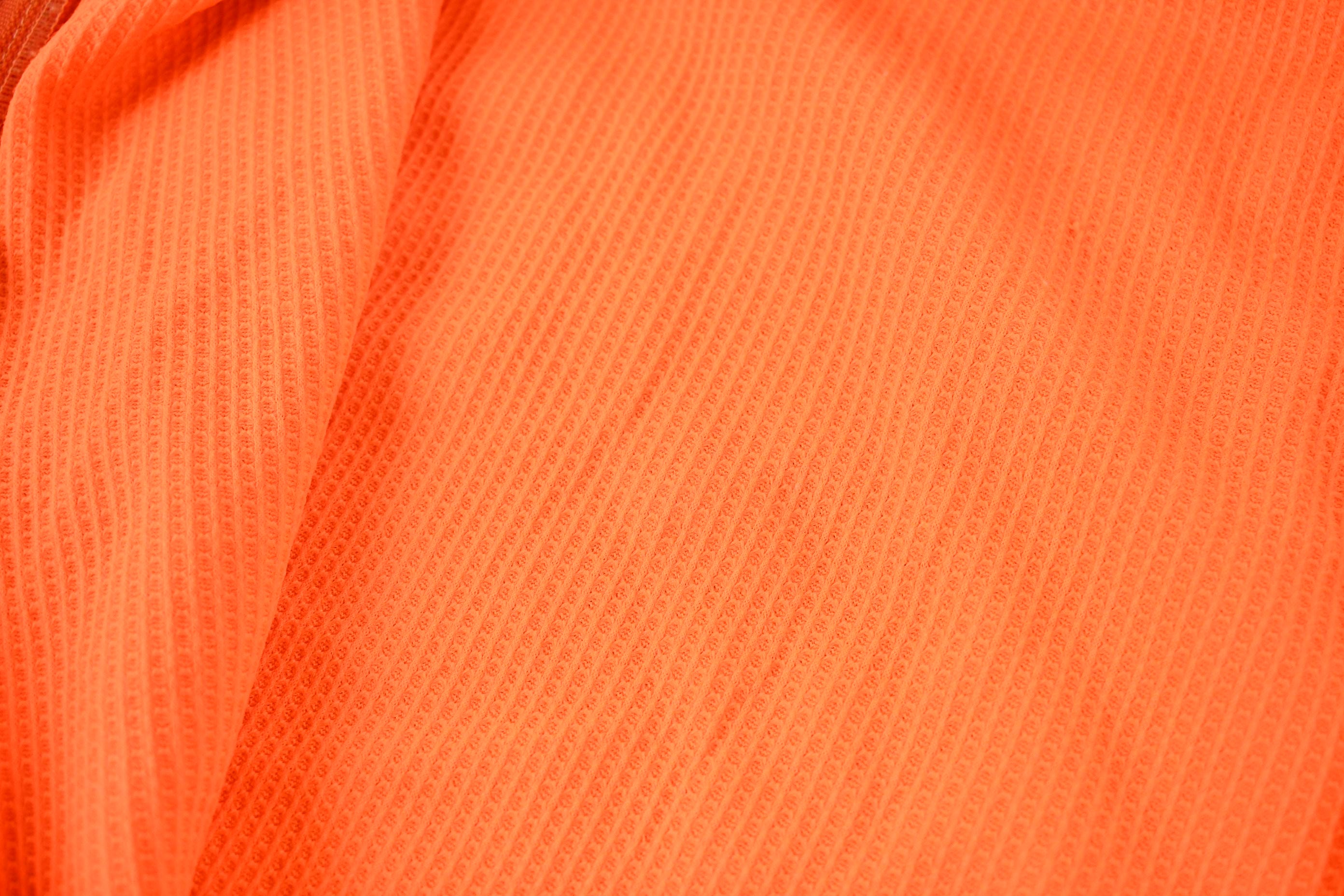 Vintage 1990s Bright Orange Blank Zip-Up Hooded Sweatshirt
