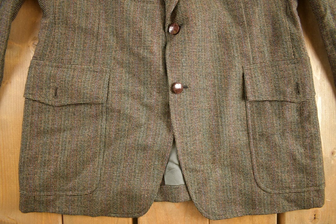 Vintage 1990s Hart Schafiner Wool Blazer Jacket