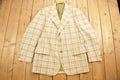 Vintage 1990s Plaid Button Up Blazer Jacket