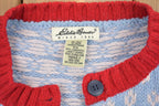Vintage 1990s Eddie Bauer 100% Lambswool Cardigan Sweater