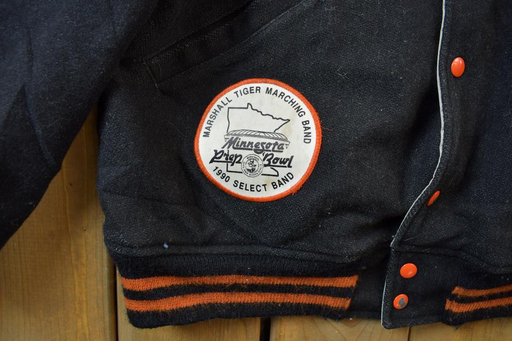 Vintage 1993 Marshall Tiger Marching Band Wool Varsity Jacket