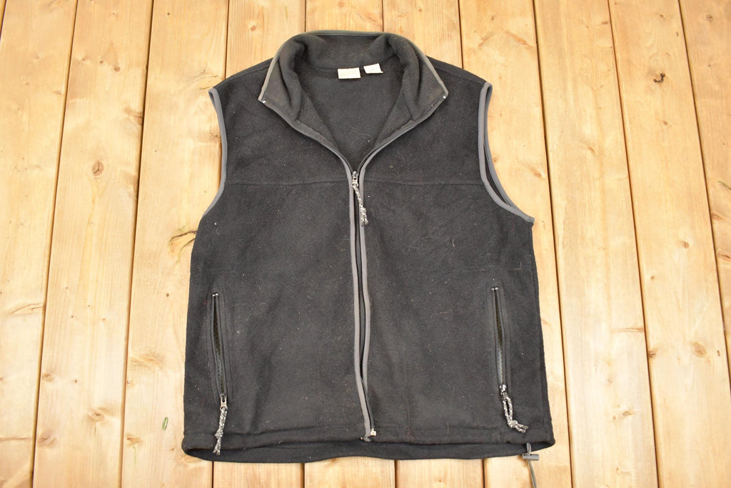 Vintage 1990s St John's Bay Fleece Outdoorsman Sweater Vest Men's L