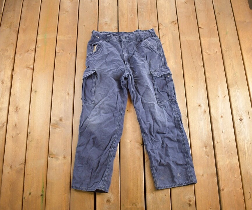 Vintage 1990s Carhartt Flame Resistant Work Pants Size 36x34