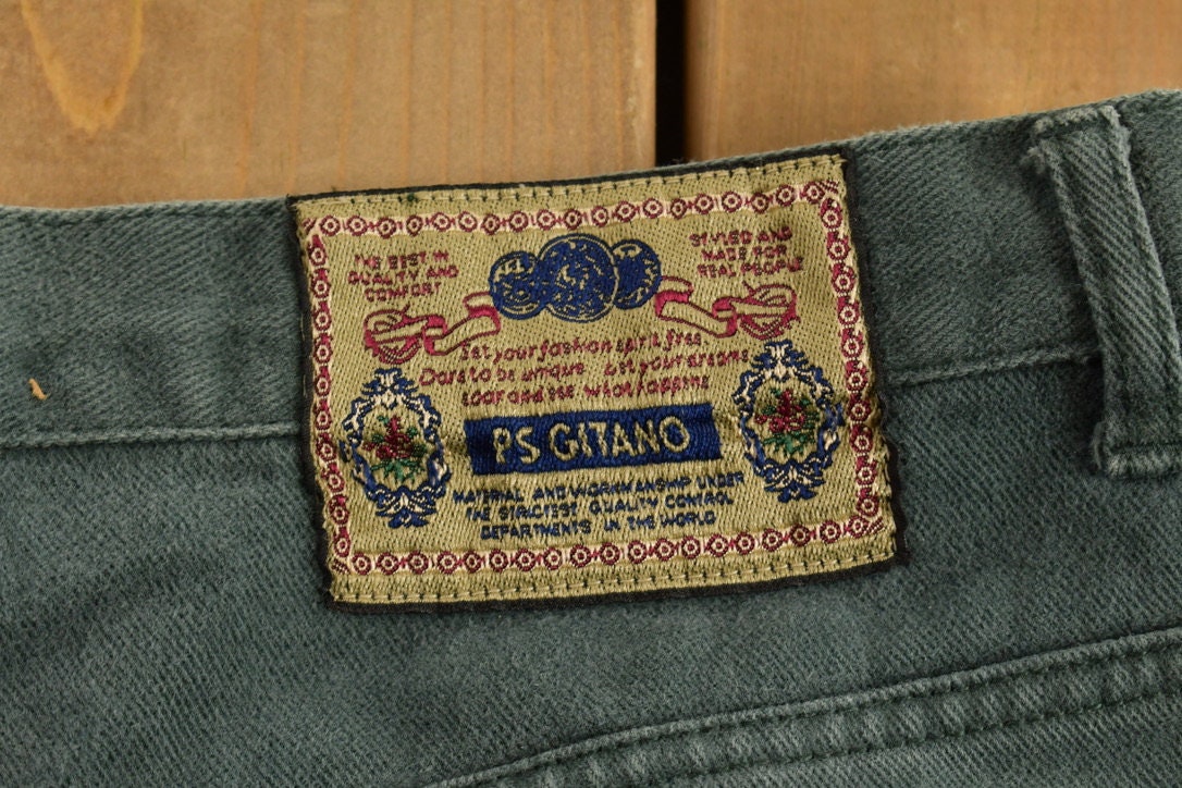 Vintage 1980s Gitano Washed Relaxed Tapered Jeans / Streetwear / Denim / Retro Style / 80s Fashion / Casual Jeans