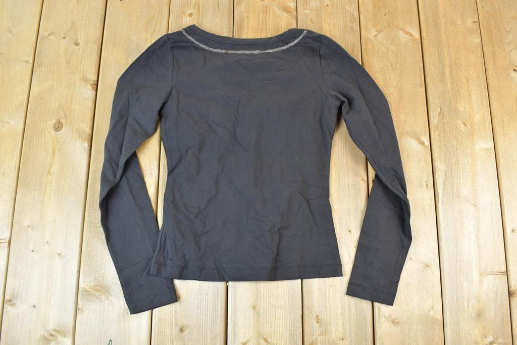 Women Vintage Vigoss Y2K T-Shirt / Vigoss Grunge Skull Print / Contrast Stitch / Internet Famous Clothing / Over Dyed