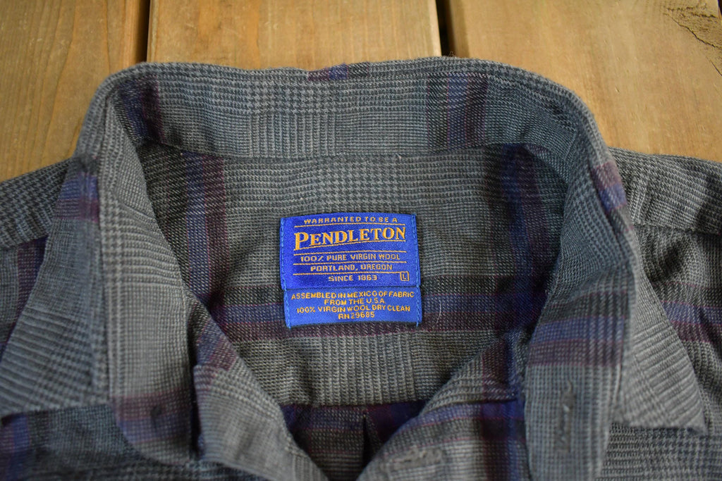 Vintage 1990s Pendleton Wool Flannel Shirt Men's Large