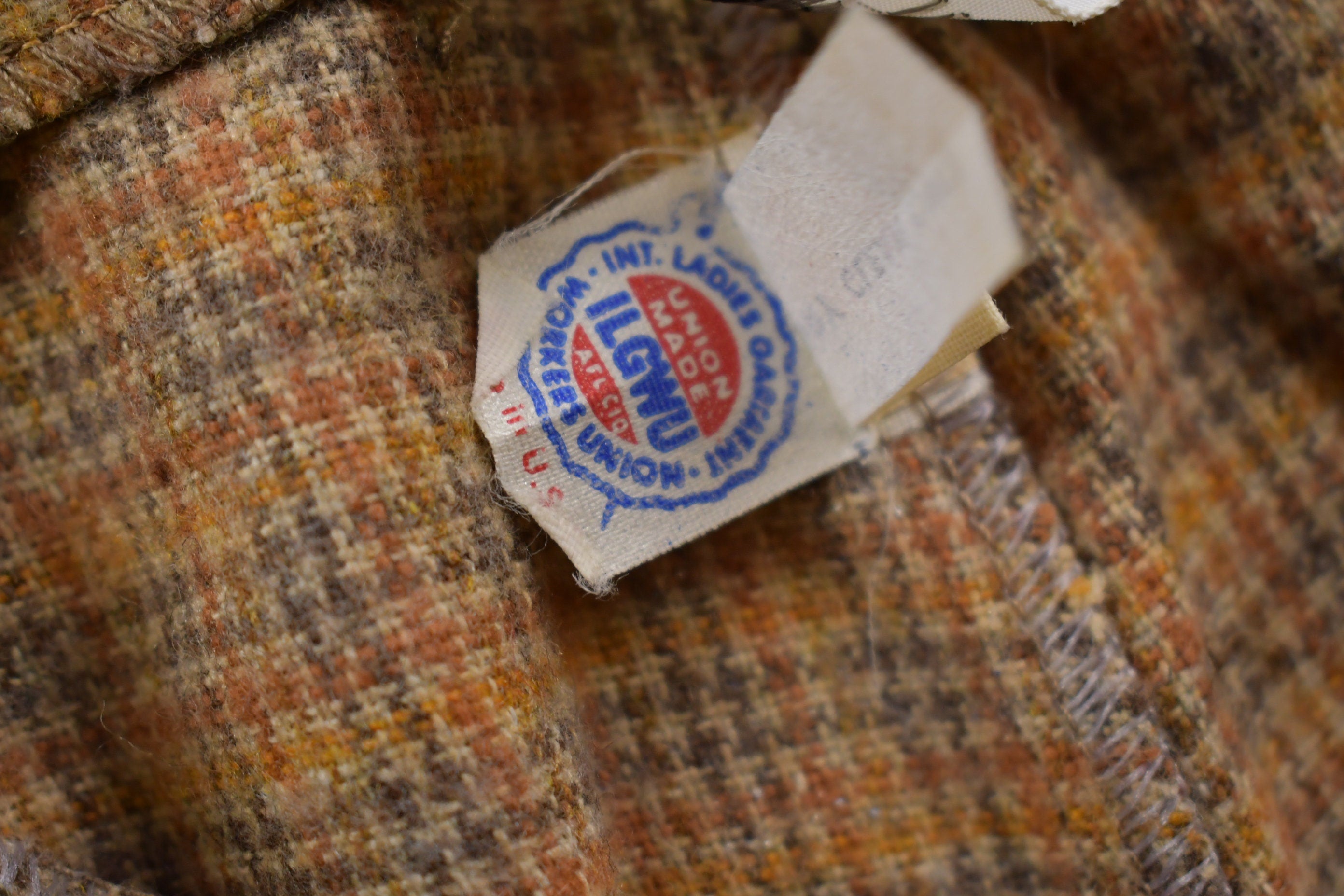 Vintage 1980s Chequers Made in USA Wool Plaid Pants