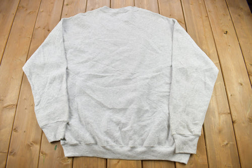 Vintage 1990s God Bless America United We Stand Crewneck Sweatshirt / 90s Crewneck / Streetwear / Embroidered / American Eagle