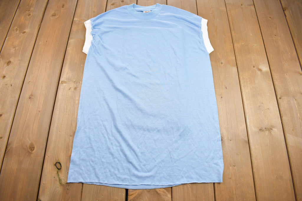 Vintage 1990s Signal Mega-Tee Chopped Tank Top Shirt