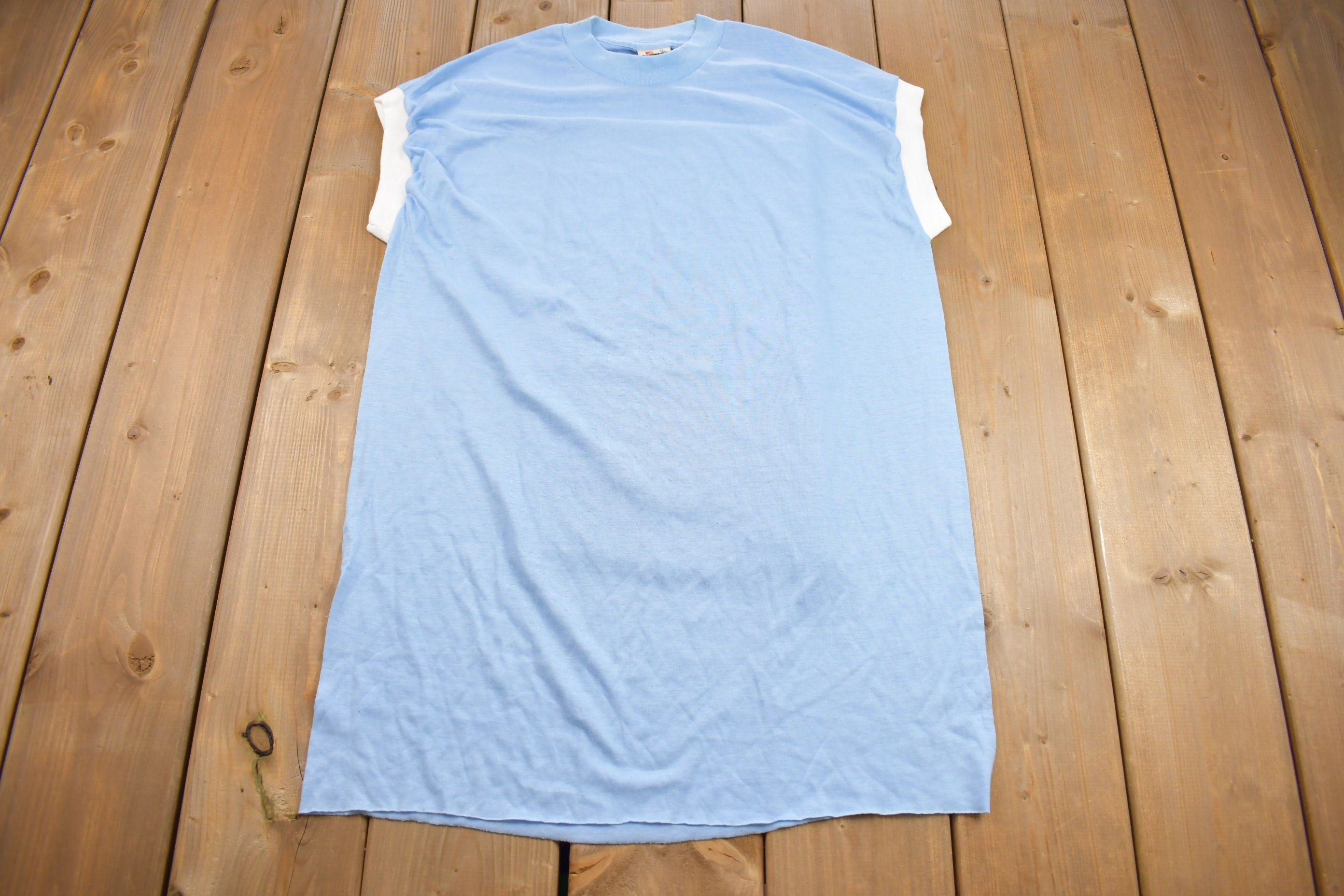 Vintage 1990s Signal Mega-Tee Chopped Tank Top Shirt